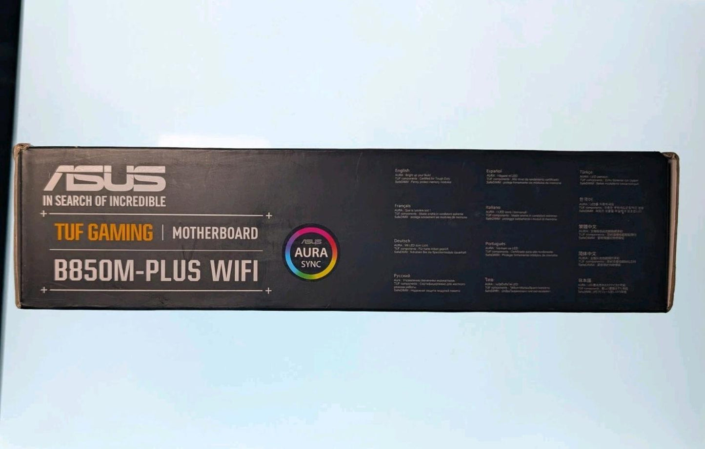 ASUS TUF Gaming B850M-PLUS WiFi AMD AM5 B850 mATX Motherboard, DDR5, PCIe 5.0