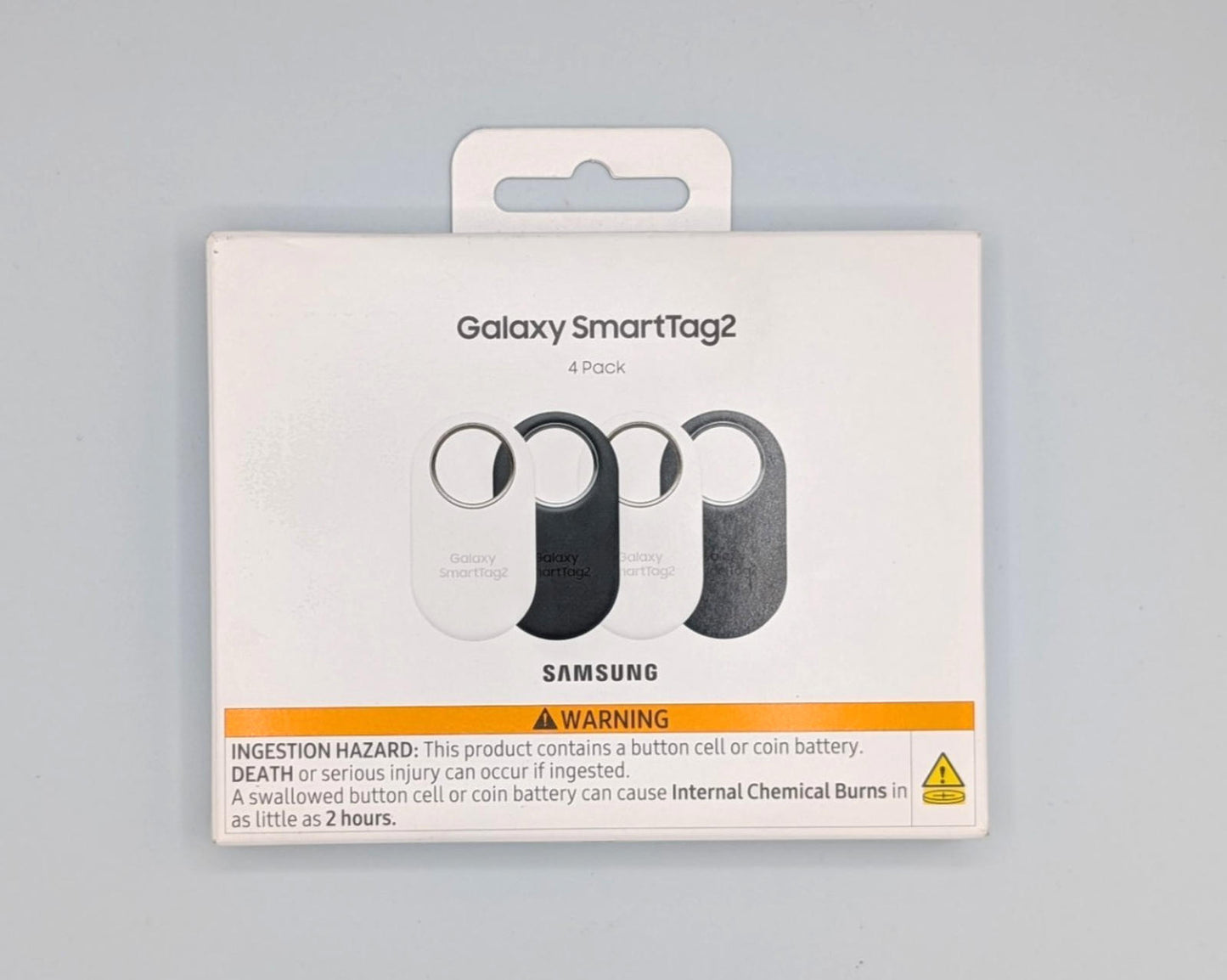 Samsung Galaxy SmartTag2 Bluetooth Tracker (4 Pack) - Black/White (El-T5600)