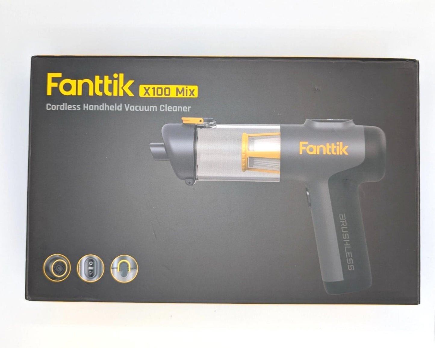Fanttik Slim X100 Mix Car Vacuum 4-in-1 12000Pa Cordless USB-C HEPA Filter