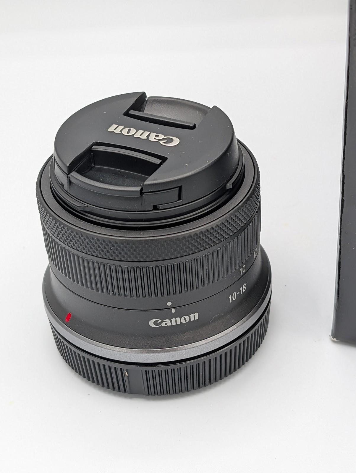 Canon RF-S10-18mm F4.5-6.3 is STM Ultra-Wide-Angle Zoom Lens, Mirrorless, Great