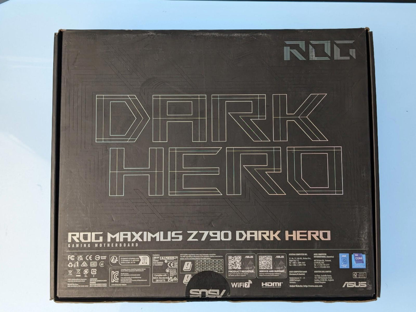 ASUS ROG Maximus Z790 Dark Hero WiFi 7 LGA1700 ATX Motherboard – Open Box