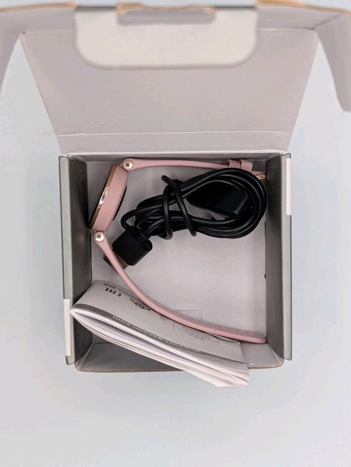 Garmin Lily Sport Edition Smartwatch Fitness PINK/Cream Gold [DP170]