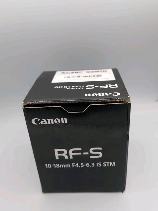 Canon RF-S10-18mm F4.5-6.3 is STM Ultra-Wide-Angle Zoom Lens, Mirrorless, Great